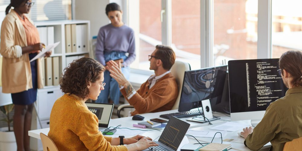 It,Development,Team,Working,In,Office